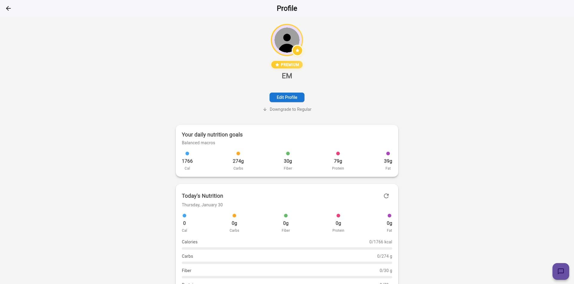 User Profile
